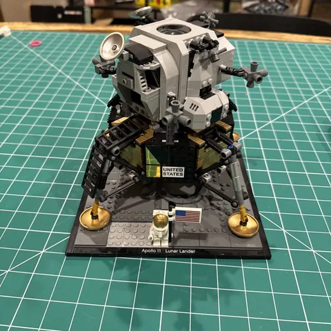 LEGO NASA Apollo 11 Lunar Lander 10266 Used- 90% Complete