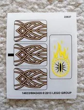 LEGO LOTR Lord Of The Rings Hobbit - New Sticker Sheet - From 79006