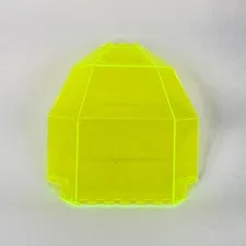 LEGO Part 2409 Panel 10 x 10 x 12 Quarter Dome Trans-Neon Green M Tron 6989 1990