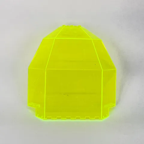 LEGO Part 2409 Panel 10 x 10 x 12 Quarter Dome Trans-Neon Green M Tron 6989 1990