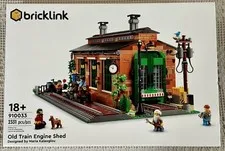 Brand New/Sealed Lego 910033 Bricklink Old Train Engine Shed Set FREE SHIPPING