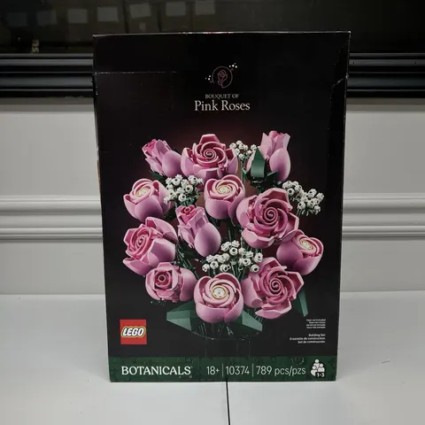 LEGO Botanicals 10374 Bouquet of Pink Roses 789 Pcs NEW Sealed Damaged Box