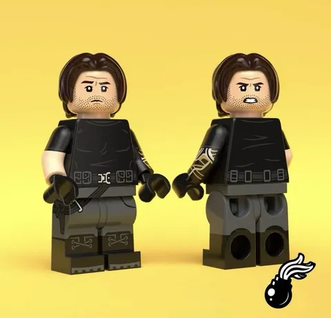 LEGO Brick Bangers Custom Marvel Thunderbolt Bucky Barnes The Preachy Politician