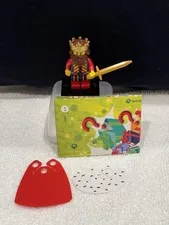 Lego  Series 13 King LEGO® Minifigure Mini Figure Sword Cape Leaflet Baseplate 