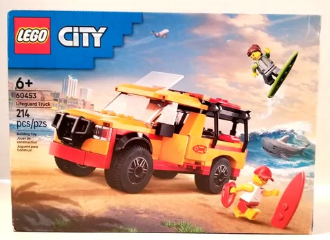 LEGO City 60453 Lifeguard Truck. New & Factory Sealed
