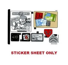 LEGO 76317 - Super Heroes: Spider-Man - Peter Parker's Apartment - STICKER SHEET
