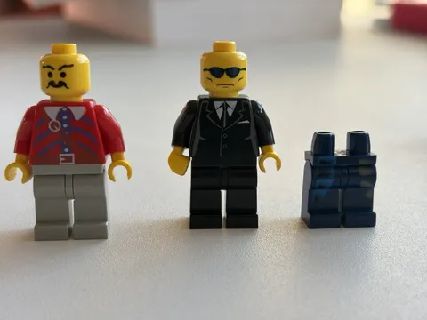 6244 Lego Armada Sentry & LEGO SET fig-004785 - Man - Black Suit, Sunglasses
