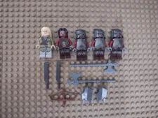 LEGO LOTR Uruk-Hai Army Minifigure Lot x4 + Legolas