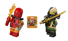 LEGO CMF Series 29 Mysterious Ronin and Bionicle Cosplayer Bundle ( 1 of Each )