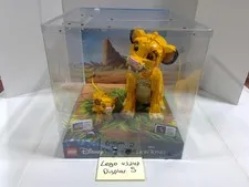 LEGO Disney Lion King 43247 43243 Lighted Display Case Clear Acrylic Retail