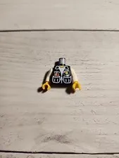 LEGO Police Sheriff Minifigure ~ Black Vest, White Shirt & Yellow Star Badge