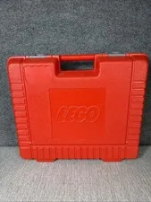 Vintage 1985 LEGO Red Storage Carrying Case Organizer Box Made in USA