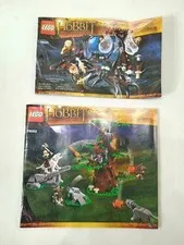 Lego The Hobbit Attack Of The Wargs 79002 79001 Escape from Mirkwood Manual ONLY