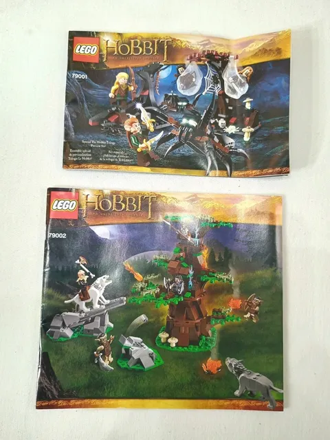 Lego The Hobbit Attack Of The Wargs 79002 79001 Escape from Mirkwood Manual ONLY