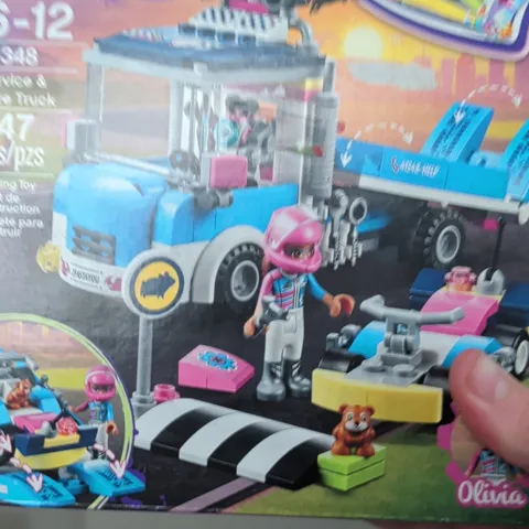 LEGO Friends Service & Care Truck 41348 247pcs Olivia Brick Separator