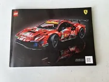 LEGO Technic Ferrari 488 GTE "AF Corse #51" 42125 -- INSTRUCTION MANUAL ONLY !!
