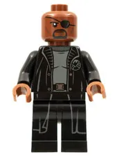 LEGO: Nick Fury Gray Sweater Trench Coat (sh0585b)