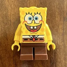 LEGO SpongeBob SquarePants Minifigure Figure w/ Brown Legs Plastic