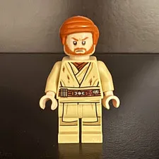 LEGO Star Wars Obi-Wan Kenobi Minifigure Dirt Stain form Duel on Mustafar set