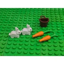 LEGO White Bunny Rabbit - 2 Ct