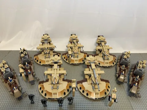 LEGO Star Wars Battle Of Naboo Huge Collection Droid Army Lot AAT 7155 & 7929