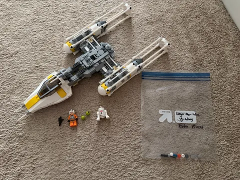 LEGO Star Wars: Y-Wing Fighter 7658, Complete, No Box or Instructions, Free Ship