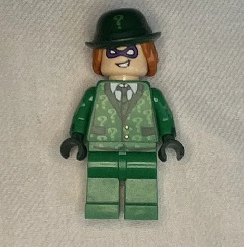 LEGO® The Riddler Minifigure Suit & Tie Hat w/ Hair Batman Movie - 70903 - sh334