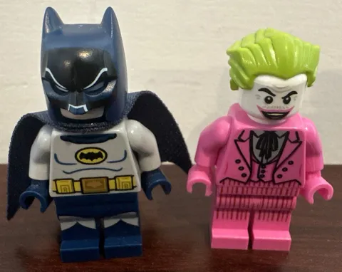 LEGO Batman & Joker Minifigures Dc Comics Classic 66 series 76188