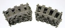 LEGO Vintage - 9V Train - 20 Curved  Pieces of Track (4520)