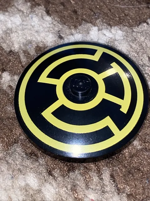LEGO Green Lantern 76025 4x4 Radar Dish Yellow Lantern Sinestro Logo 3960pb030