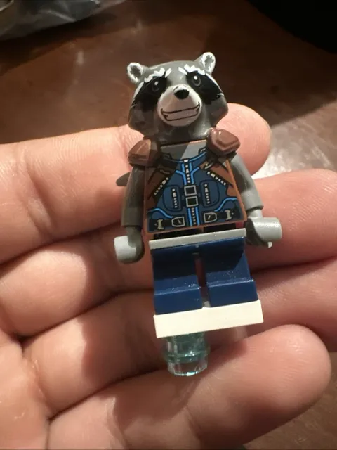 LEGO ROCKET RACCOON MINIFIGURE GUARDIANS OF THE GALAXY SUPER HERO
