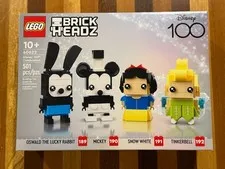 LEGO BRICKHEADZ 40622: Disney 100th Celebration | Mickey, Snow White, Tinkerbell