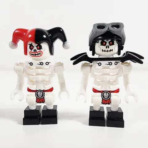 Lego Skulkin Minifigure Lot of 2 Ninjago Day of the Departed Krazi Frakjaw 70592