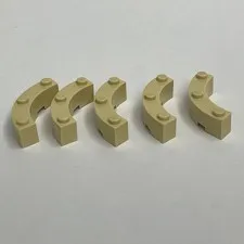 Lego 48092 Beige Replacement Parts Pieces Lot of 5