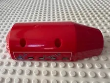 LEGO Vehicle, Tipper Drum 3 x 6 x 10 Half with 4 Pin Holes 57792pb02L