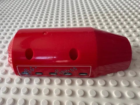 LEGO Vehicle, Tipper Drum 3 x 6 x 10 Half with 4 Pin Holes 57792pb02L