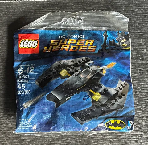 LEGO DC Comics Super Heroes Batman 30301 Batwing Polybag Set 45 pcs Ages 6-12