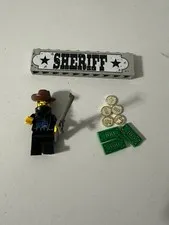 Lego Western cowboy ww007 Bandit Black Bart 6761 6762 6769 6765 6755 minifigures