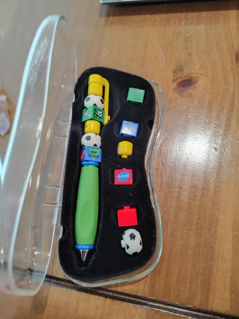 Lego World Pen Writing System 13 Piece Complete Set 1999 Connect & Build Green