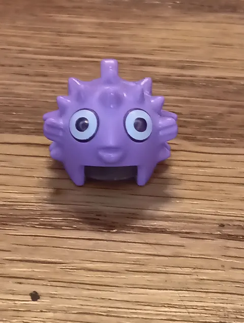 LEGO Minifigure Puffer Fish Mask Purple Helmet with Visor Fins Spikes Ninjago