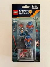 NEW LEGO Nexo Knights 853676 Accessory Set RETIRED Battle Pack 3 Soldiers SEALED