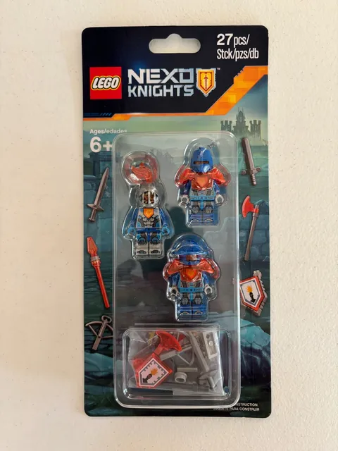 NEW LEGO Nexo Knights 853676 Accessory Set RETIRED Battle Pack 3 Soldiers SEALED