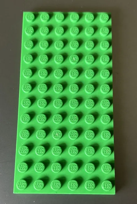 Lego 3028 Flat Plate 6x12 Bright Green Replacement Part