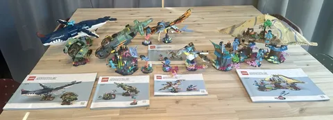 LEGO Avatar Built Set Lot Featuring Sets 75575, 75576, 75577, 75578, and 75579