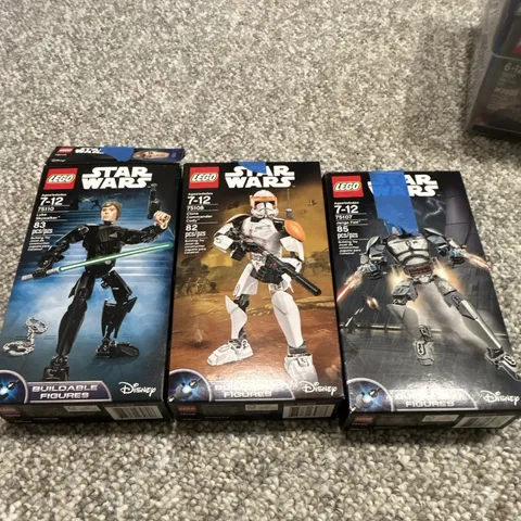 LEGO Star Wars Buildable Figures Lot 75110 75108 75107 Luke, Cody, Jango