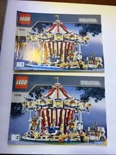 LEGO 10196 Grand Carousel Le GRAND MANEGE Manual Instructions only - read