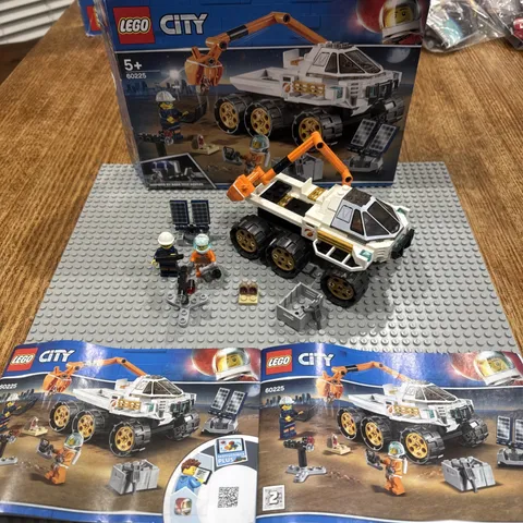 LEGO City 60225 Rover Testing Drive Used Complete w/ Box Instructions NASA space