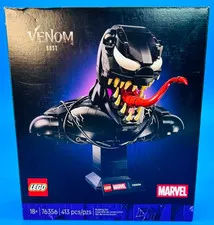 LEGO Marvel Venom Bust - Collectible Building Set for Adults (76356) NEW SEALED