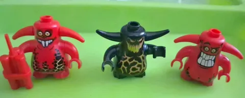 Lego Minifigures Lot of 3 Nexo Knights Scurrier