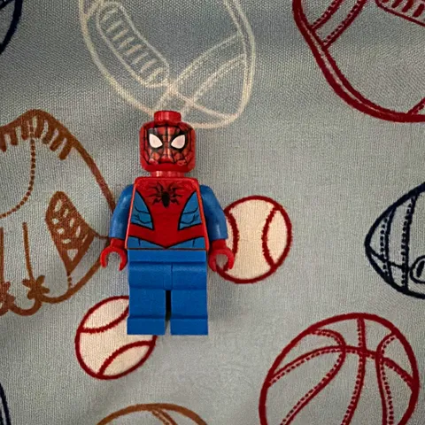 LEGO Spider-Man Minifigure Figure - Plastic LEGO Character Spider-Man